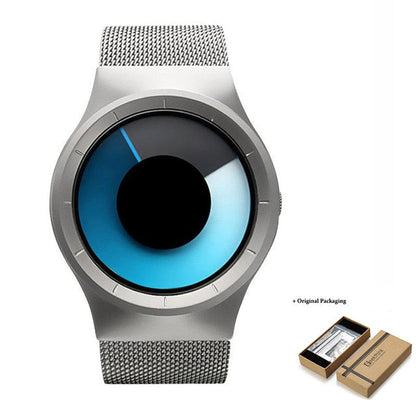 Stainless Steel Strap Classic Men's Quartz Watch