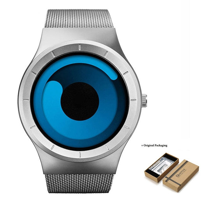 Stainless Steel Strap Classic Men's Quartz Watch