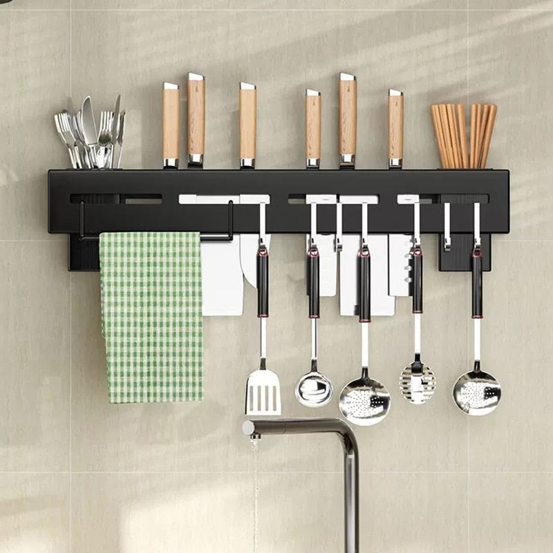 Compact Kitchen Storage Shelf Organizer