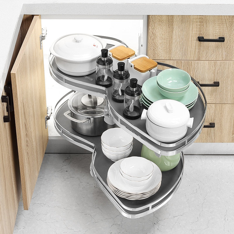 Compact Corner Storage Metal Wall Cabinet - Luxicro
