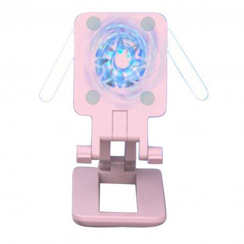 Compact Phone Holder with LED Lamp and Cooler