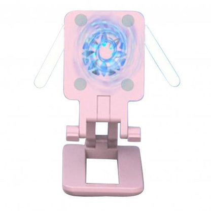 Compact Phone Holder with LED Lamp and Cooler