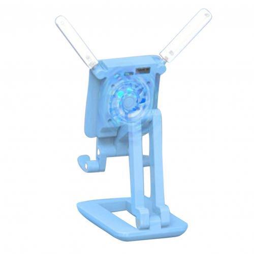 Compact Phone Holder with LED Lamp and Cooler
