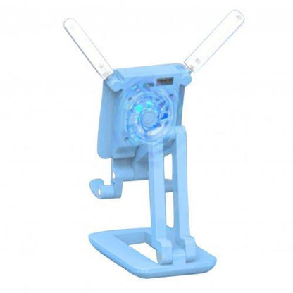 Compact Phone Holder with LED Lamp and Cooler