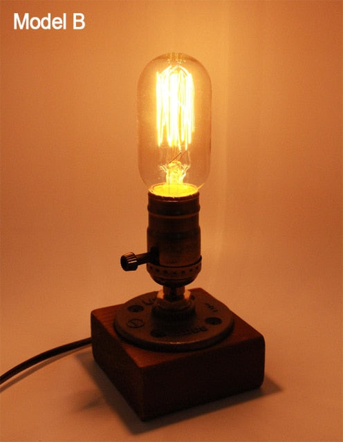 Vintage Industrial Adjustable Table Lamp