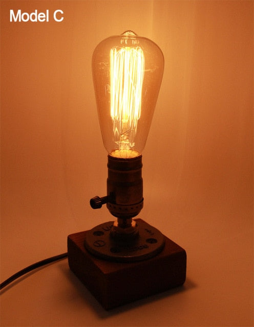 Vintage Industrial Adjustable Table Lamp