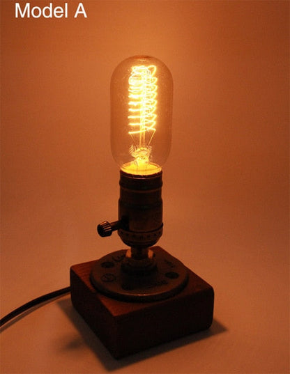 Vintage Industrial Adjustable Table Lamp