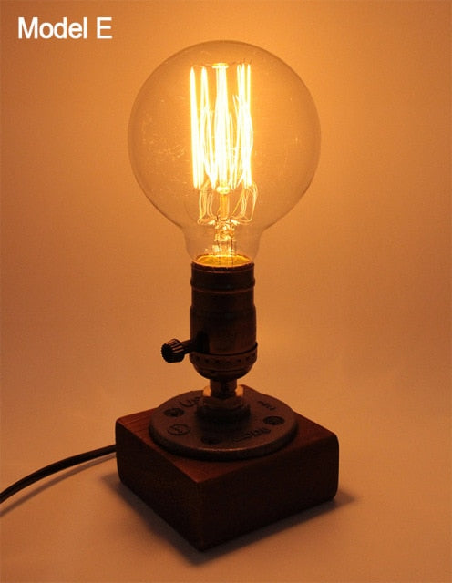 Vintage Industrial Adjustable Table Lamp