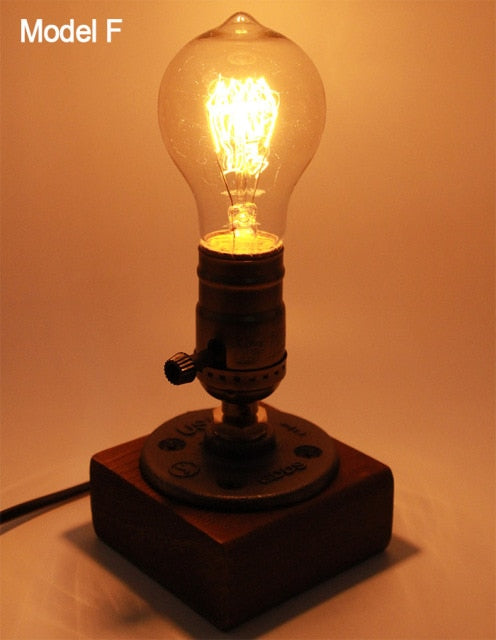 Vintage Industrial Adjustable Table Lamp