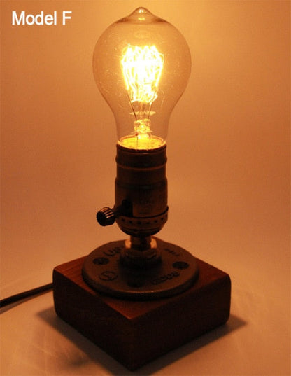 Vintage Industrial Adjustable Table Lamp