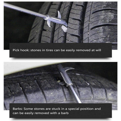Tire Stone and Mud Removal Brush Tool