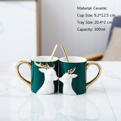Lovely His Hers Coffee Mug Set