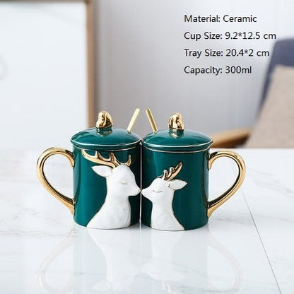 Lovely His Hers Coffee Mug Set
