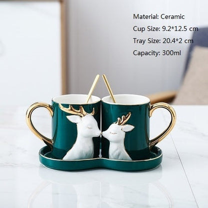 Lovely His Hers Coffee Mug Set