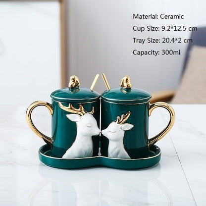 Lovely His Hers Coffee Mug Set