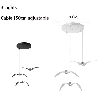 Beachy Chic Hanging Glass Lamp