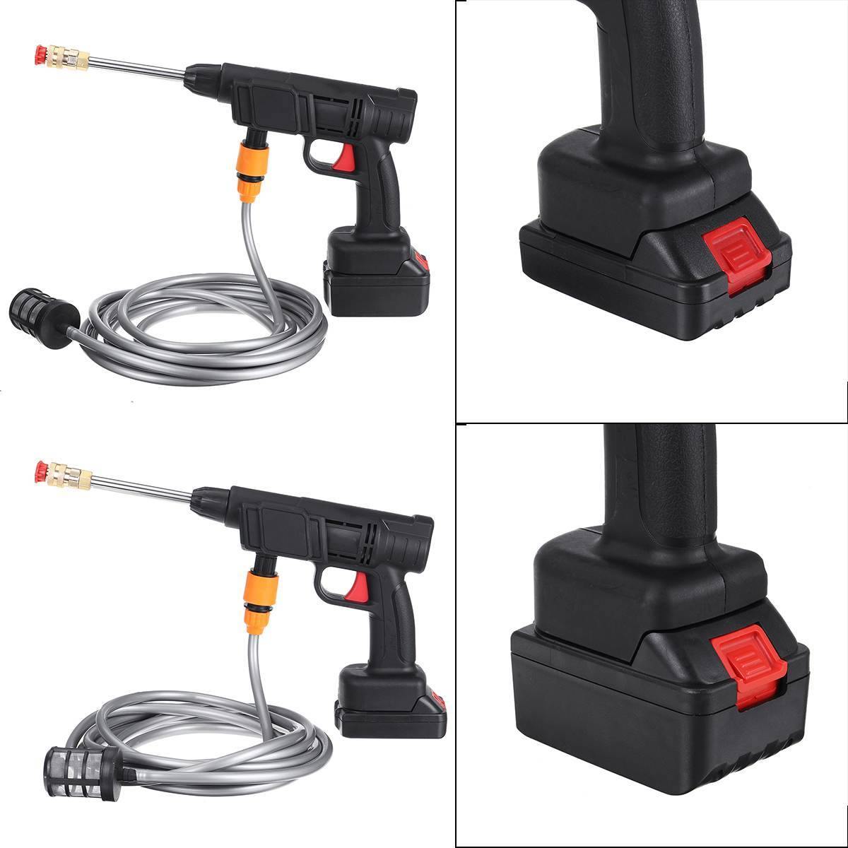 Compact Wireless Car Washer Spray Nozzle - Luxicro