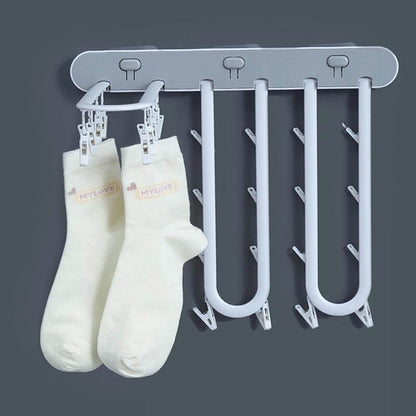 Compact Collapsible Sock Dryer Storage Rack - Luxicro
