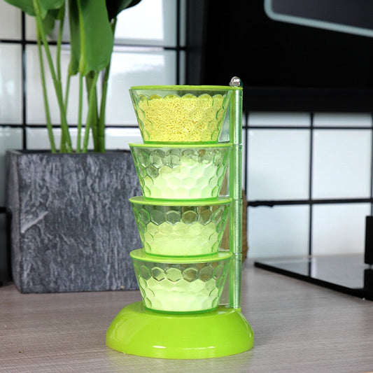 Compact Rotating Kitchen Spice Rack - Luxicro