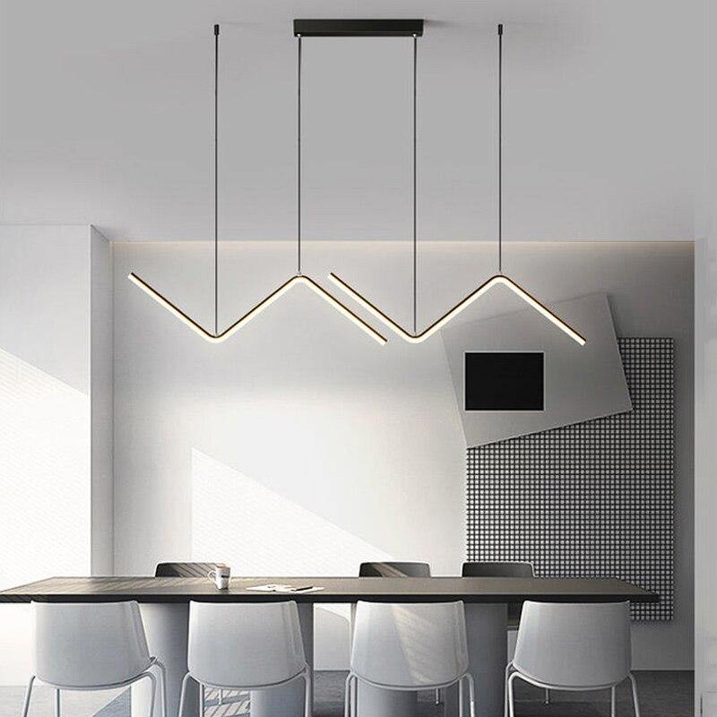 Modern Angular LED Hanging Lights
