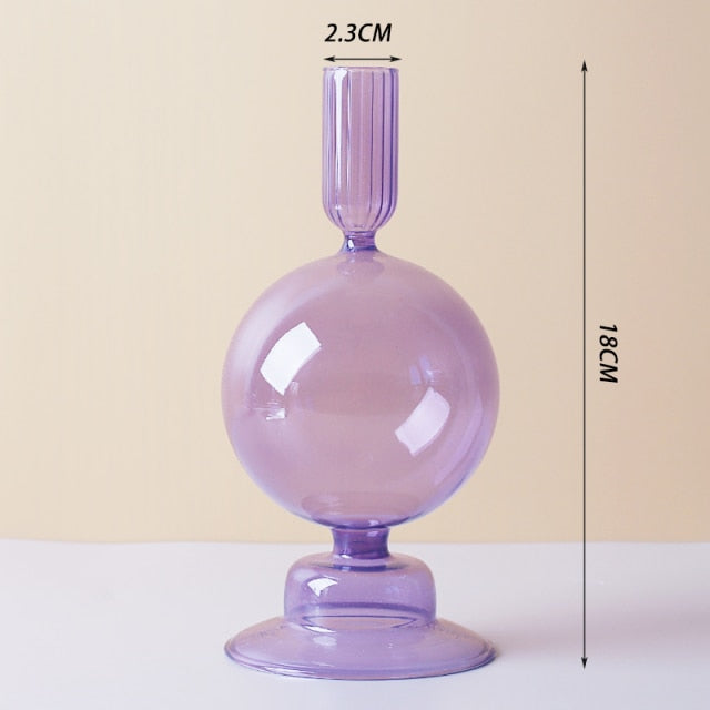 Simple Mercury Glass Tea Light Holder