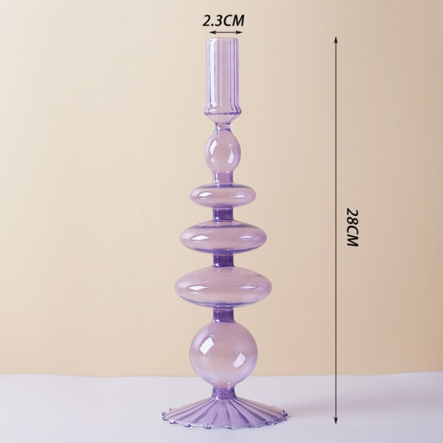 Simple Mercury Glass Tea Light Holder