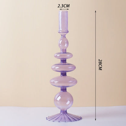 Simple Mercury Glass Tea Light Holder