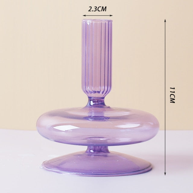 Simple Mercury Glass Tea Light Holder