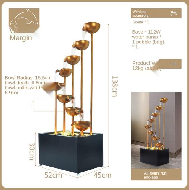 Large Indoor Waterfall Fountain Decor