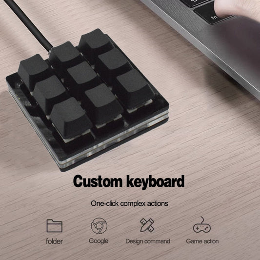 Customizable Small Gaming Keyboard - Luxicro