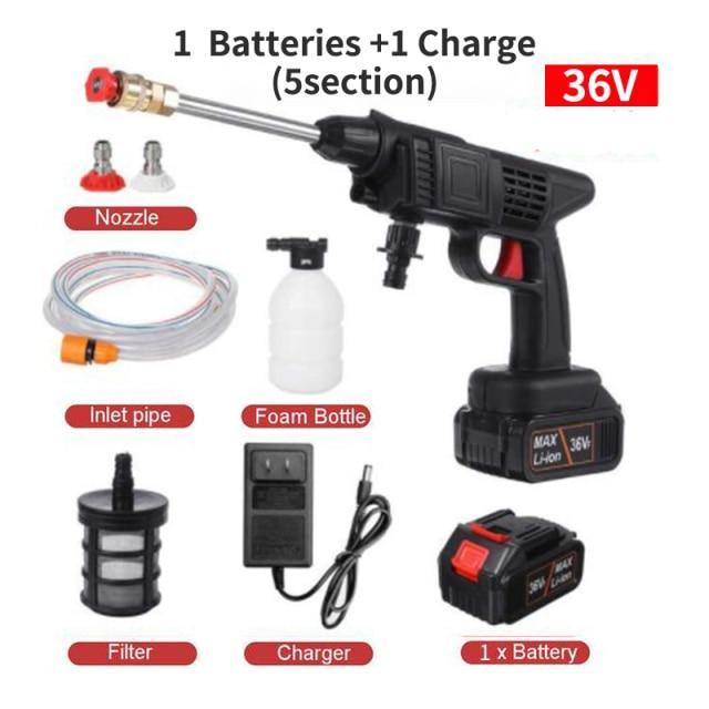 Compact Wireless Car Washer Spray Nozzle