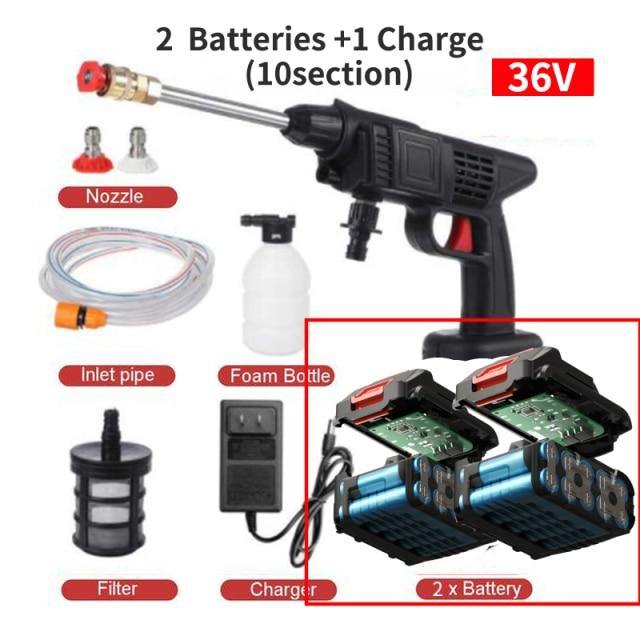Compact Wireless Car Washer Spray Nozzle