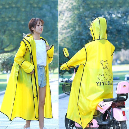 Breathable Rain Bike Jacket with Hood - Luxicro