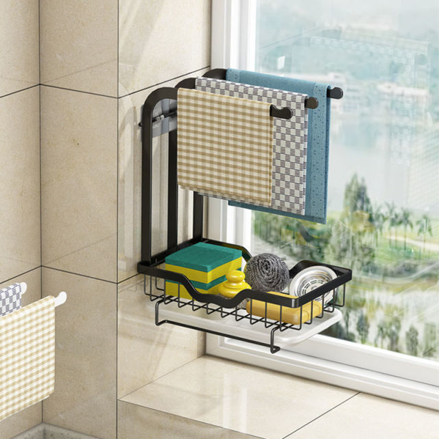 Space Saving Dish Drying Rack with Tray