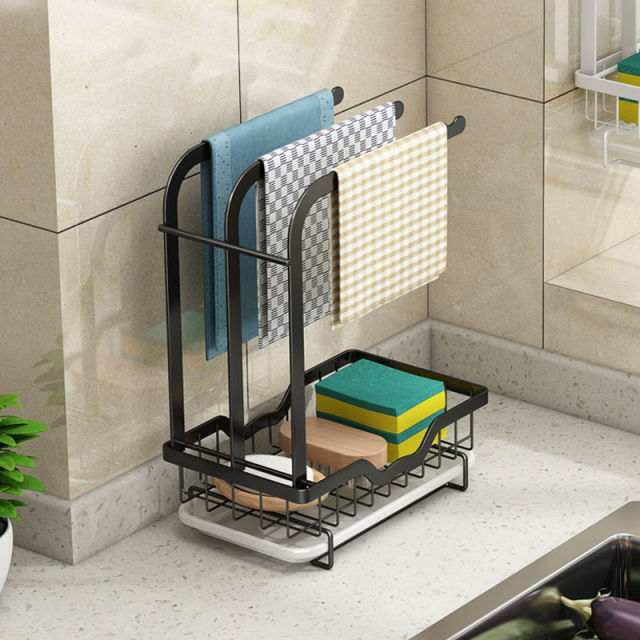 Space Saving Dish Drying Rack with Tray