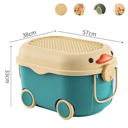 Bright Childrens Toy Storage Chest Box