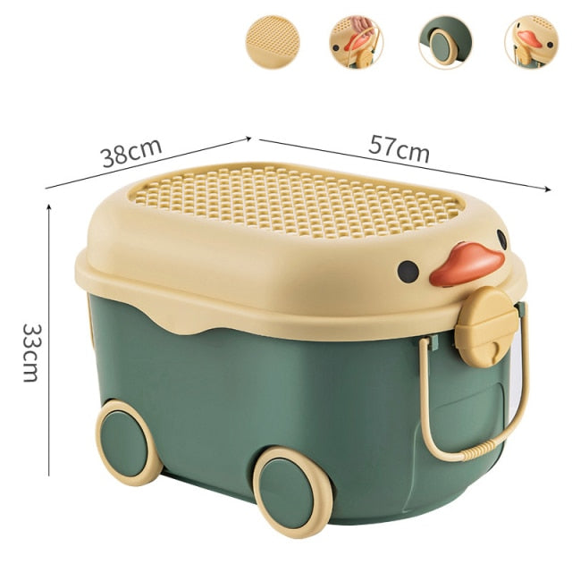 Bright Childrens Toy Storage Chest Box