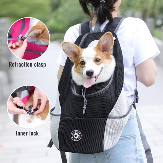 Breathable Pet Sling Backpack Carrier - Luxicro