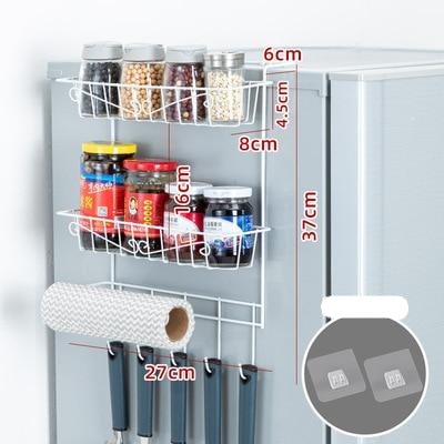 Compact Refrigerator Storage Shelf Organizer