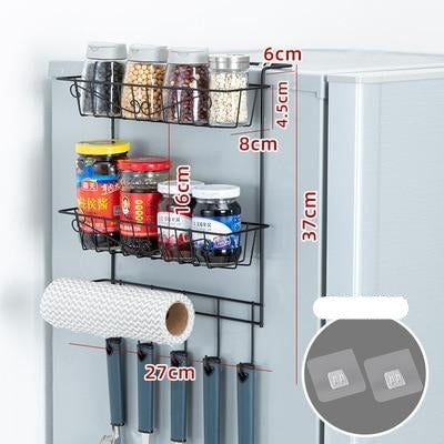 Compact Refrigerator Storage Shelf Organizer
