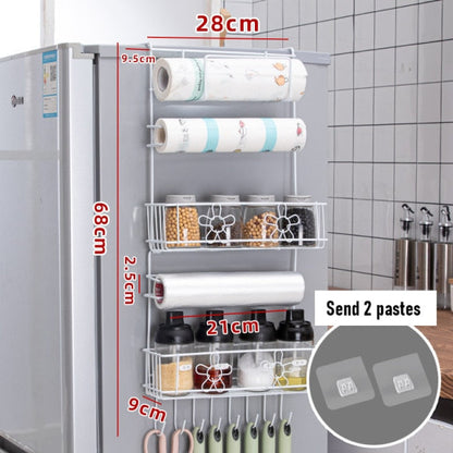 Compact Refrigerator Storage Shelf Organizer