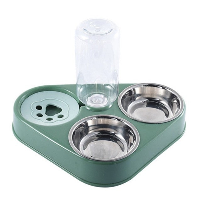 Stainless Steel 2 Piece Pet Food Bowl Set