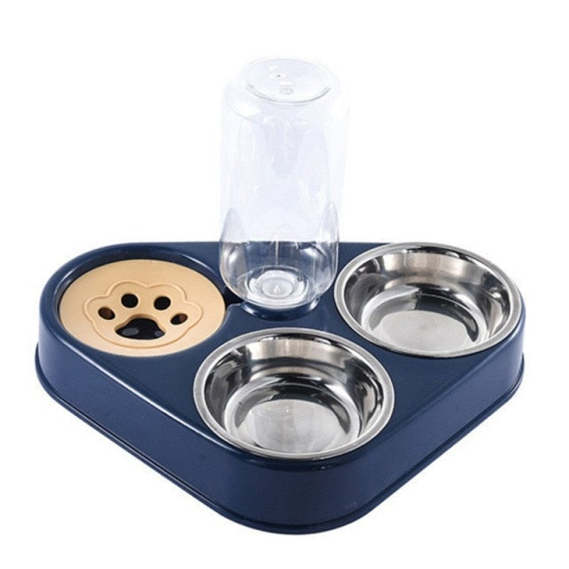 Stainless Steel 2 Piece Pet Food Bowl Set