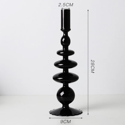 Simple Mercury Glass Tea Light Holder