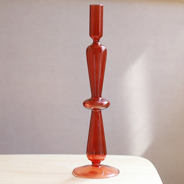 Simple Mercury Glass Tea Light Holder