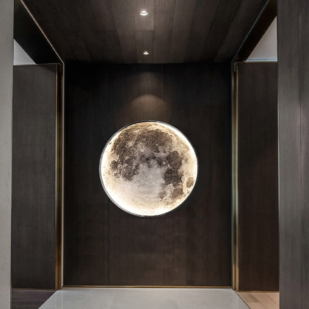Glowing Moon Globe Night Light for Wall or Ceiling