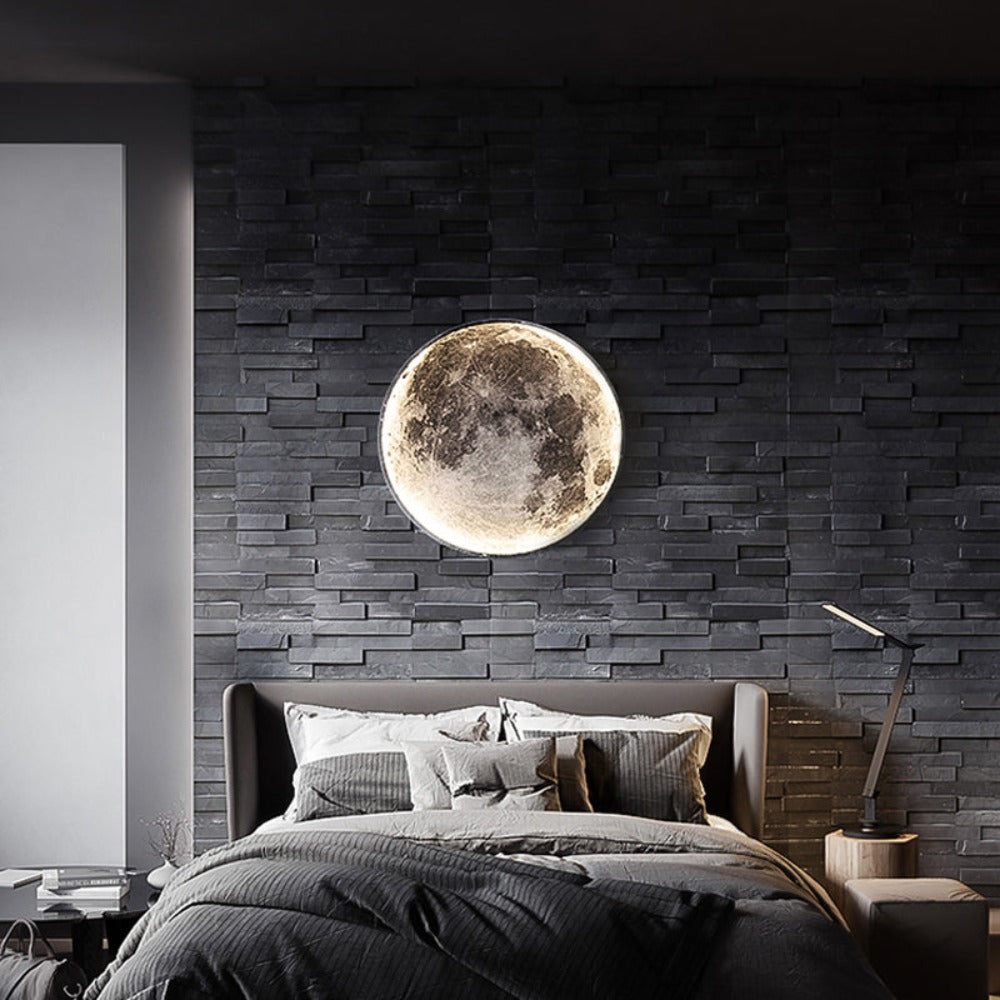 Glowing Moon Globe Night Light for Wall or Ceiling