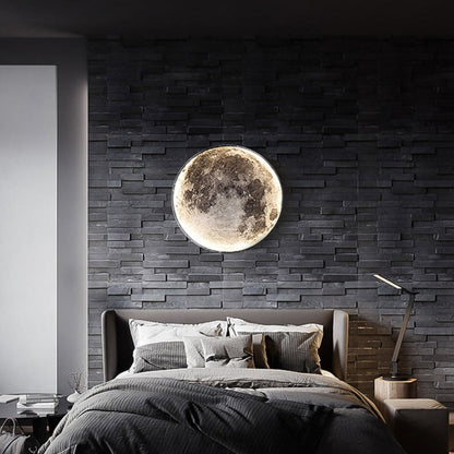 Glowing Moon Globe Night Light for Wall or Ceiling