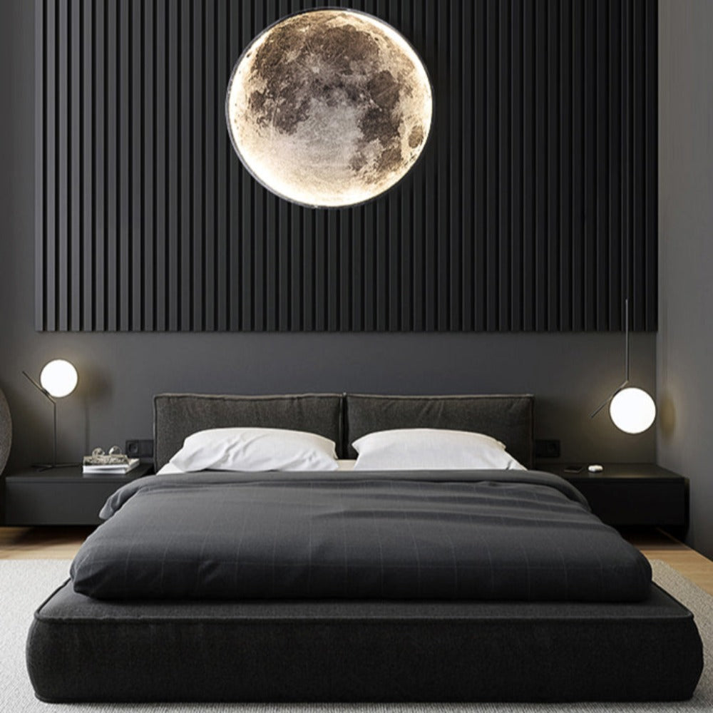 Glowing Moon Globe Night Light for Wall or Ceiling