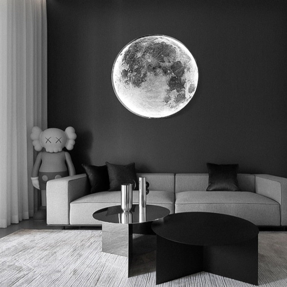 Glowing Moon Globe Night Light for Wall or Ceiling